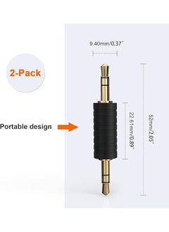 Pack 3.5Mm 1 8 Stereo Jack To 3.5Mm Audio Male To Male Adapter Connectors Gold Plated Compatible With For Taotronics Mpow Bh129 Bluetooth Receiver - pzsku/Z8BB5B9BF0714D47D47ECZ/45/_/1740928416/6725b589-804e-42dc-a54d-05eea32976c7