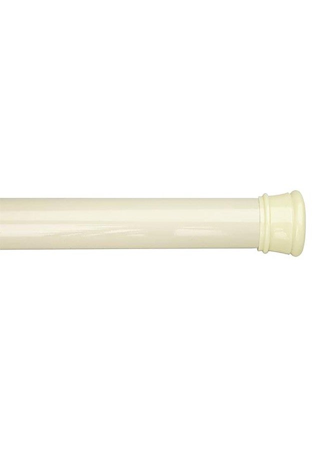 Bath Bliss, Water and Rust Resistant, Easy to Install Adjustable Expandable Tension Curtain Rod, Shower, Window, Room Divider, 42”-76”, Beige - Image 1