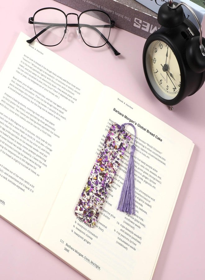 ٤ قطع من فواصل الكتب الأكريليكية اللامعة مع نجمة، فواصل كتب بشرابة للأطفال، فواصل كتب فنية ملونة على شكل نجمة مع شرابة للفتيات والسيدات، هدايا للقراءة - Image 3