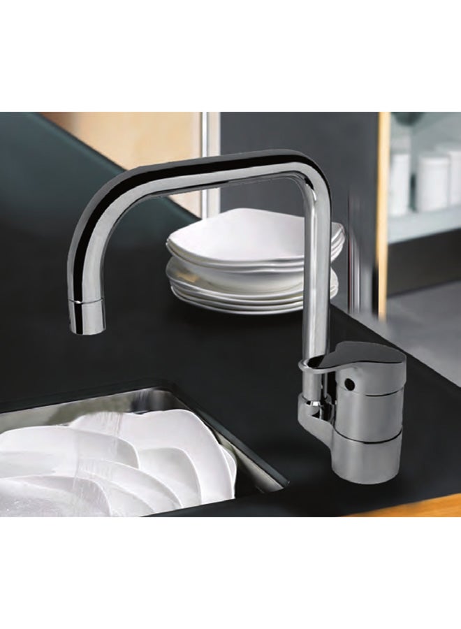 Ideal Standard Kitchen Wall Mount Mixer With Handles Chrome 561