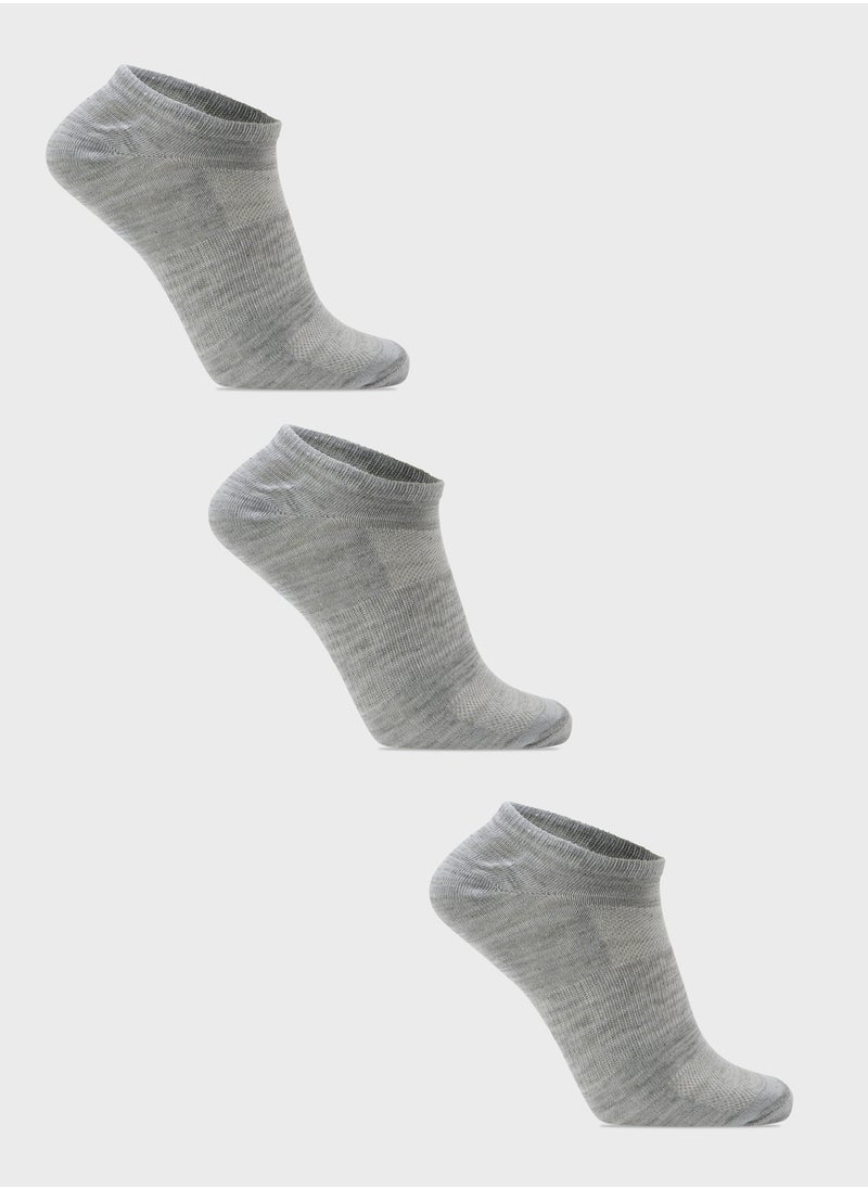 SKECHERS 3 Pack No Show Socks  - Image 1