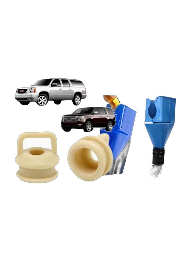 1 Piece Rubber Bushing Reel Clip for Automatic Transmission to Gearbox Shaft for 2007-2020 GMC Sierra, Yukon, Tahoe, Suburban and Cadillac Escalade & 1 x Portable Flexible Funnel: This small, retractable, and expandable funnel is easy to store and fold. Designed for use in vehicles such as cars, motorcycles, and industrial equipment, it facilitates the pouring of oil, gasoline, or coolant. Its flexible design allows it to expand and fold to fit into corners and reach difficult areas inside the engine or fuel tank, making it an essential tool for any vehicle. The funnel head is square and wide for quick and spill-proof filling, and it features a side opening for easy pouring of the liquid to the last drop without getting your clothes or hands dirty. The flexible, telescopic hose extends and detaches to reach even the most difficult areas for filling oil or water. The product is small and easy to store, folding flat to fit in a toolbox, glove compartment, spare tire, or driver's d Bundle - Image 1