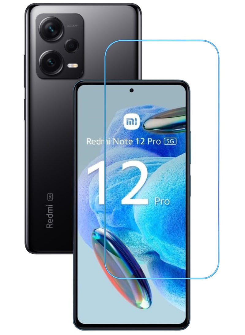 ACLIX Antistatic ESD Dustproof Premium Quality High Definition Clear Tempered Glass Screen Protector Designed For Xiaomi Redmi Note 12  Pro - Image 1