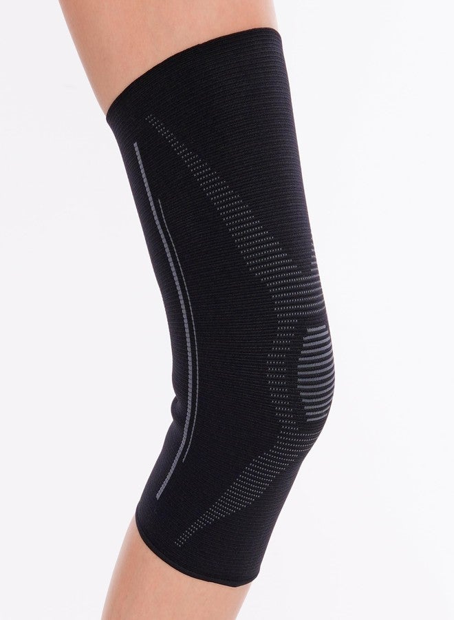 invera Knee Compression Sleeve, Knee Support Brace, Unisex Knee Protector Sleeve for Running, Basketball, Weightlifting, Gym, Workout, Sports (Medium, 1, Unit) - Image 1