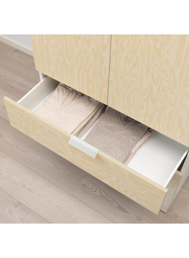 erorex Drawer, white/lively pine effect, 80x42x20 cm - Image 3