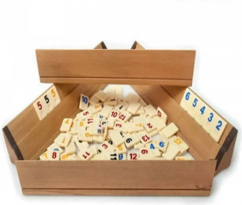 موبي Large Size Polished Wooden Okey Set