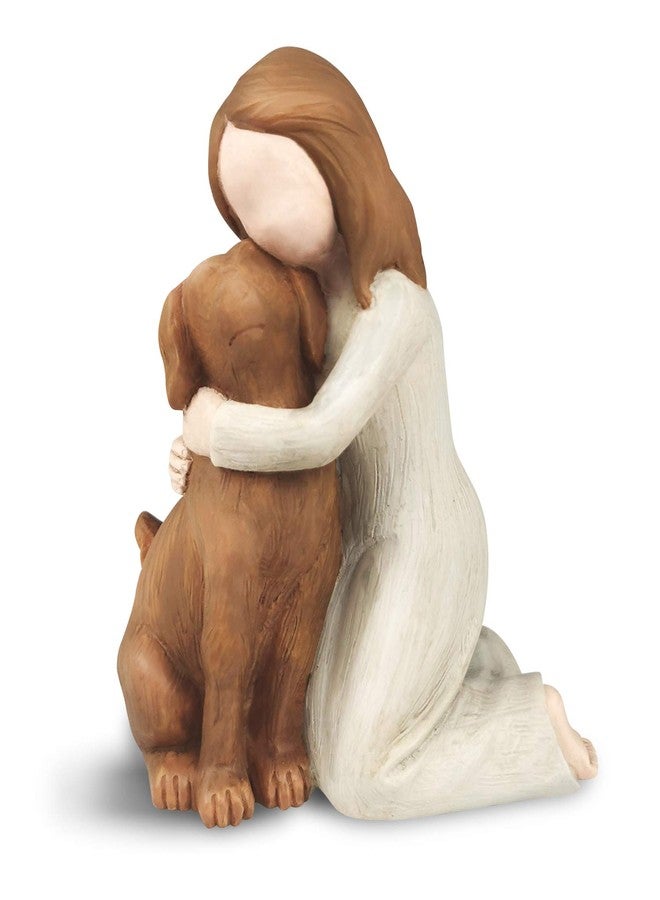 Hensonever Angel Figurines - Angel of Friendship Memorial Gifts for Dog Lovers - Image 1