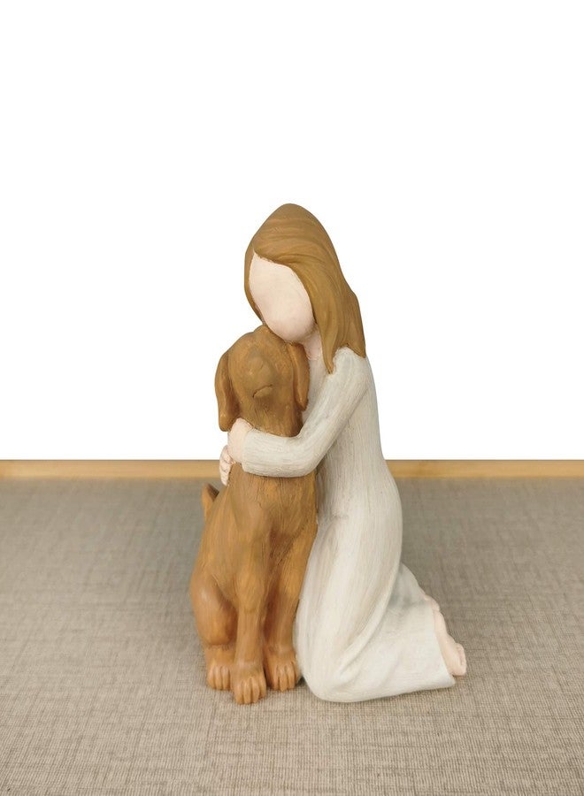 Hensonever Angel Figurines - Angel of Friendship Memorial Gifts for Dog Lovers - Image 3
