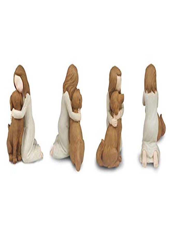 Hensonever Angel Figurines - Angel of Friendship Memorial Gifts for Dog Lovers - Image 5
