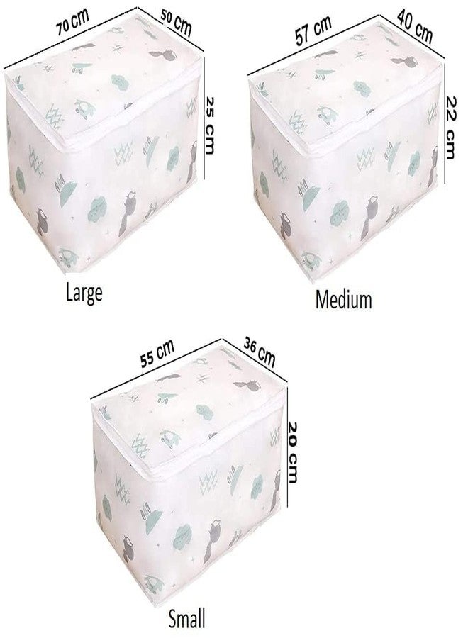 REDUCK™ Big Size Under Bed Storage, Moisture Proof Mildew Proof Dust Proof Quilt Storage Bags For Jackets Pillows, Blankets Underbed Storage Bag (70 * 50 * 25 Cm) - Image 5
