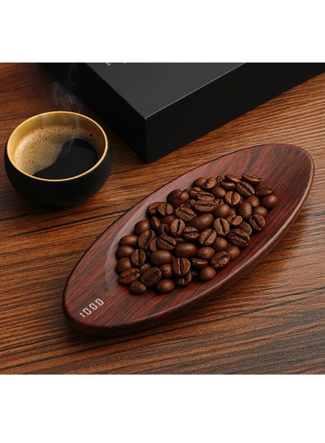 ShebSheb Led Display Kitchen Food Scale, 0.1g Accuracy Digital Gram Scale, Mini Pocket Scale, Rechargeable, For Coffee, Baking Ingredients - Image 1