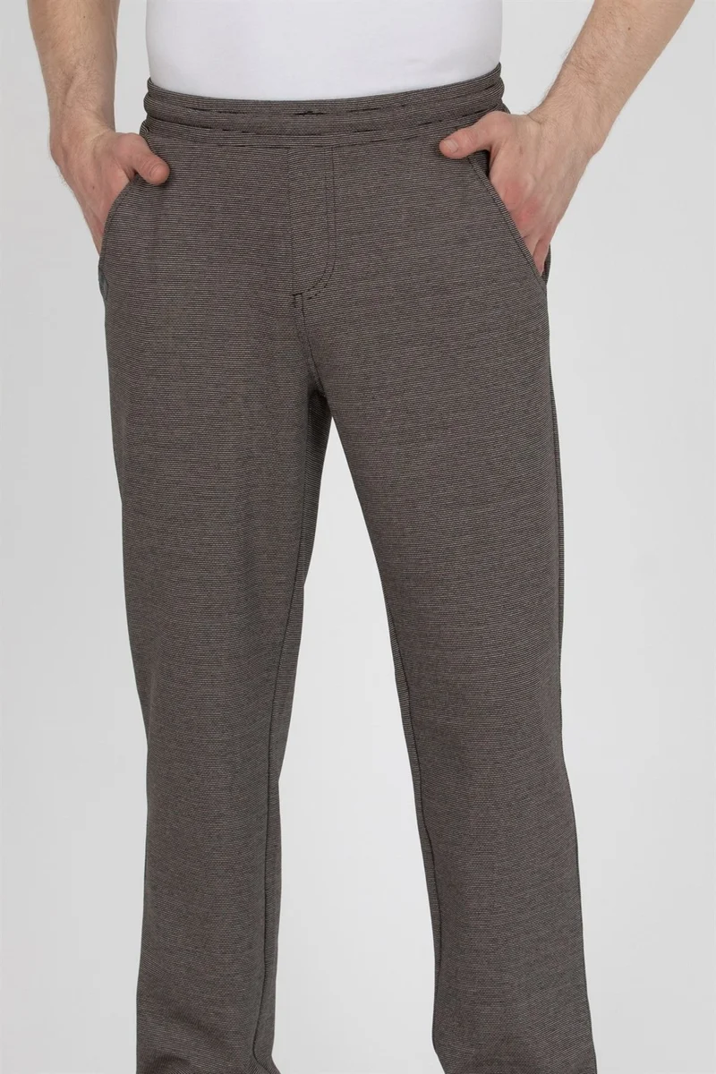 BRZ Collection Interlock Navy Blue Men's Trousers