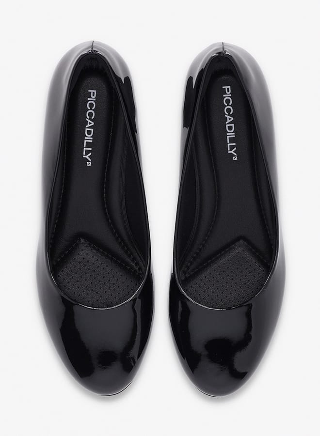 Piccadilly Women Round Toe Slip-On Shoes with Block Heels - Image 3