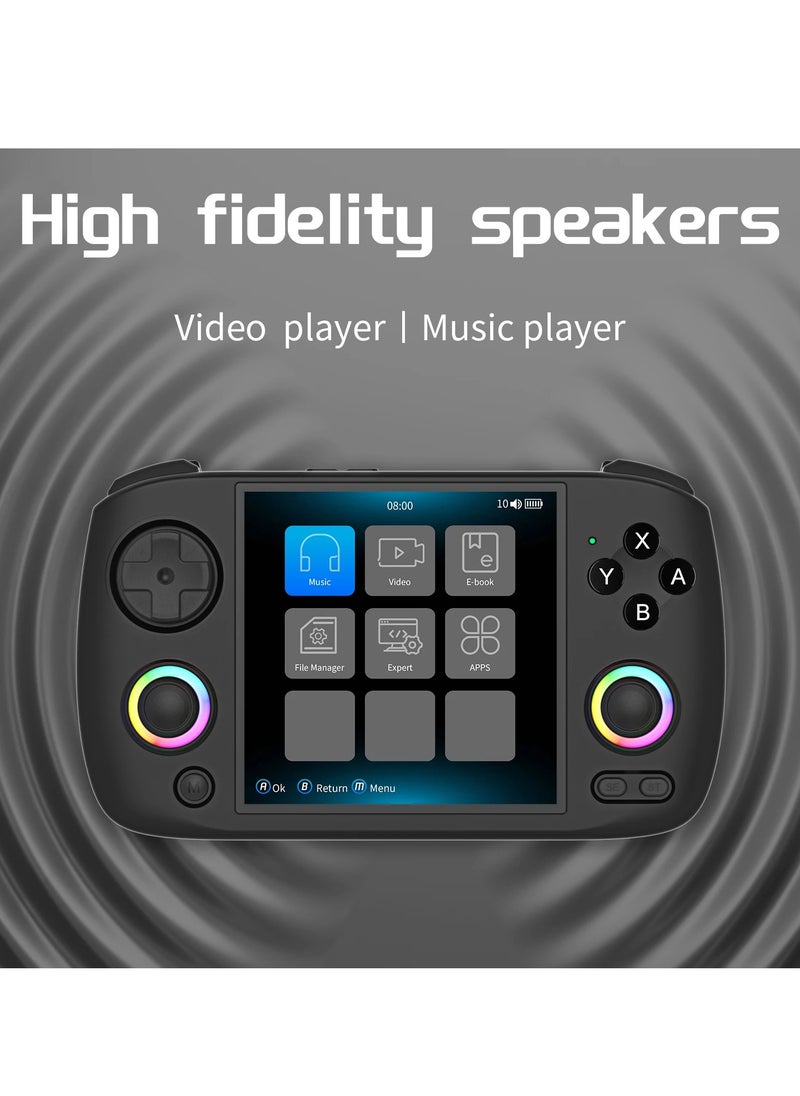 ANBERNIC  - RG CubeXX Retro Handheld Game Console 3.95 Inch IPS Screen Linux System Built In 128G TF Card 5056 Games Support HDMI TV Output 5G WiFi Bluetooth 4.2 (White) - Image 1