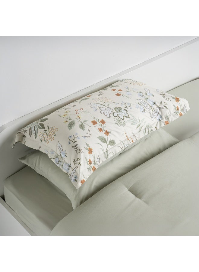 Cottage Microfiber Summer Floral 6Pc Super King Comforter Set, 250*260Cm - Image 5