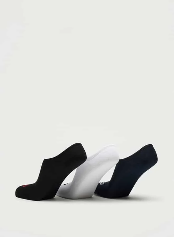 Ecko Unltd. Set of 3 - Ecko Unltd Logo Print No Show Socks