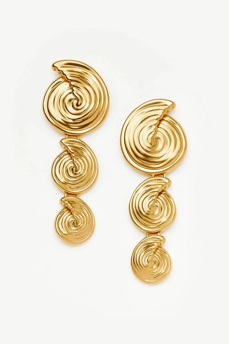 Missoma Delicate Drop Earrings