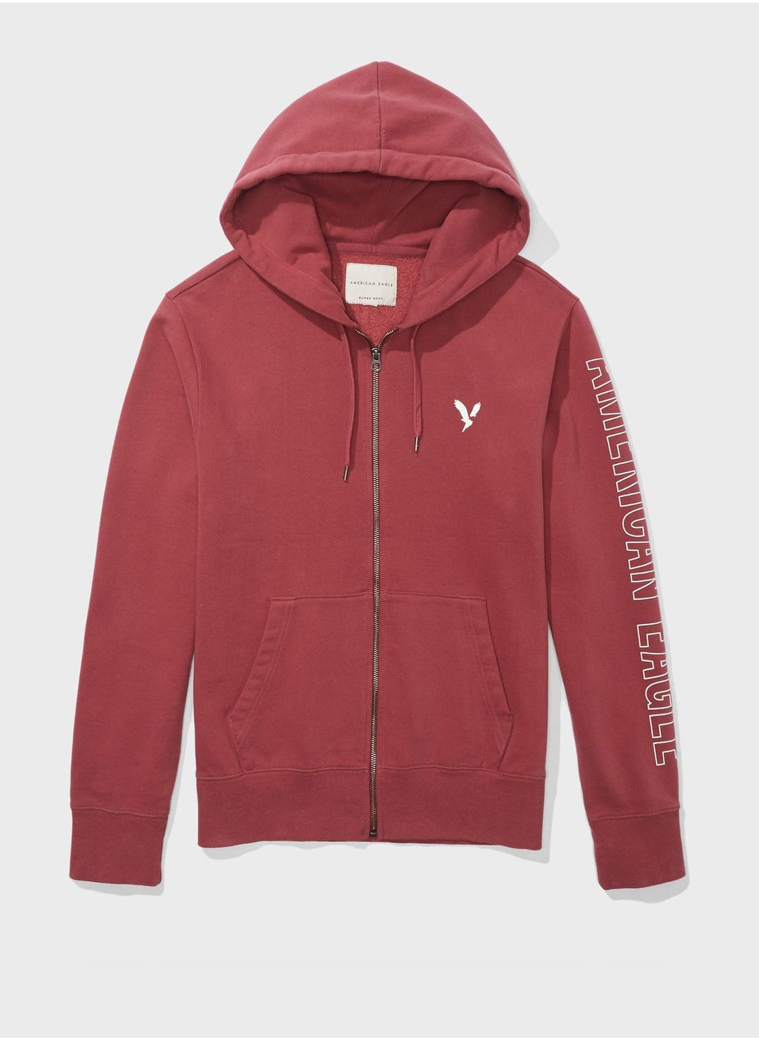 American eagle store burgundy hoodie