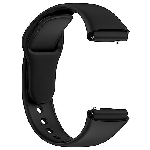 AWADUO Replacement Band Compatible with Redmi Watch 3/3 lite/3 Active, Silicone Wrist Watch Strap Bracelet Band, Soft And Durable(Black) - Image 3
