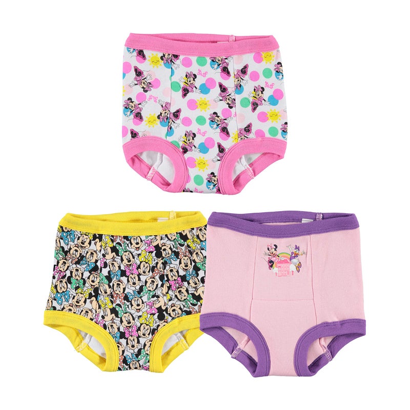 Disney Girls' Minnie Mouse Potty Training Pants 3-PK, 7-PK, 10-PK in sizes 18M, 2T, 3T & 4T, MinnieTraining3pk, 4T - Image 1