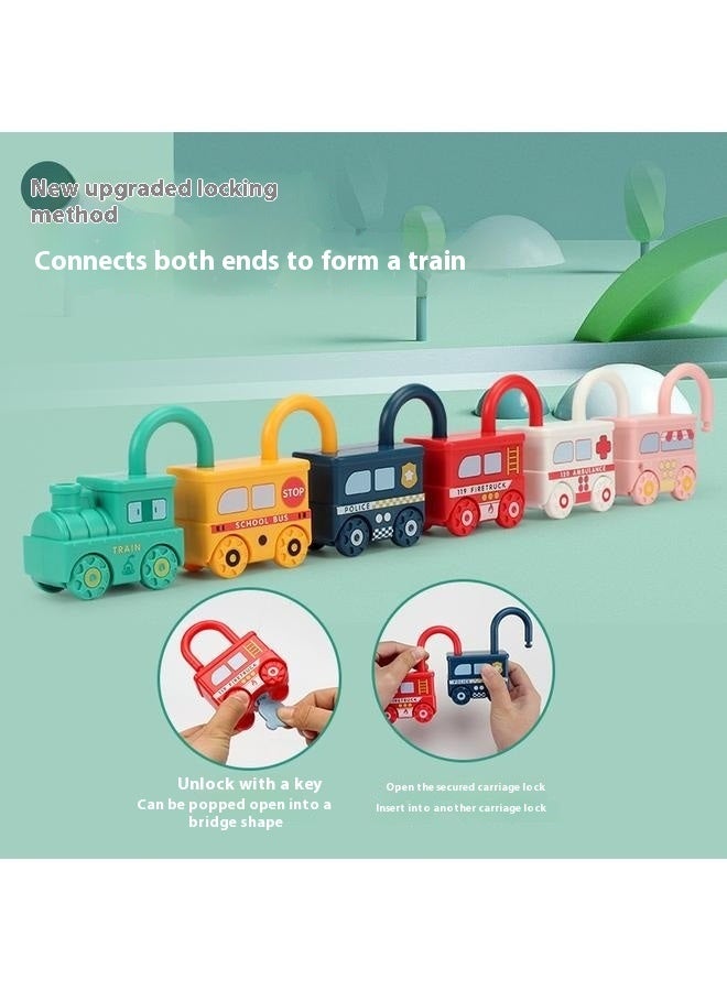 Montessori Learning Toys Sorting & Matching Locks and Keys Toddlers Sensory Car Activity Fine Motor Toy, Birthday Gifts for Kids Age 2-5 Years  - Image 3