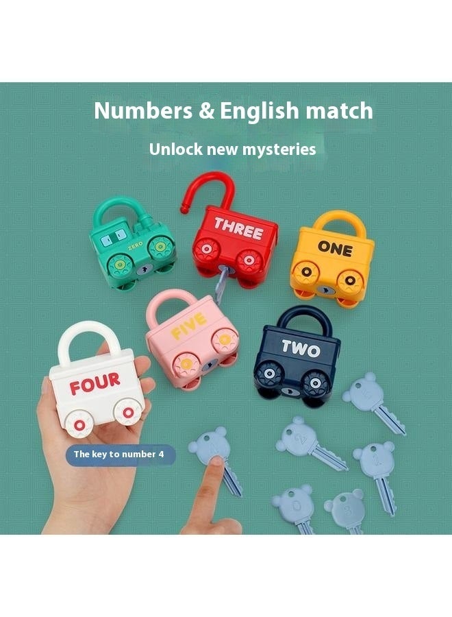 Montessori Learning Toys Sorting & Matching Locks and Keys Toddlers Sensory Car Activity Fine Motor Toy, Birthday Gifts for Kids Age 2-5 Years  - Image 4