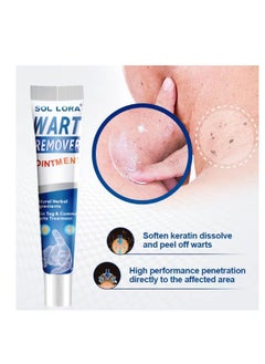 SOL LORA Wart Removal Ointment Cream Skin Treatment With Natural Herbal Ingredients for The Treatment Of Common Warts Effective And Safe  - Image 3