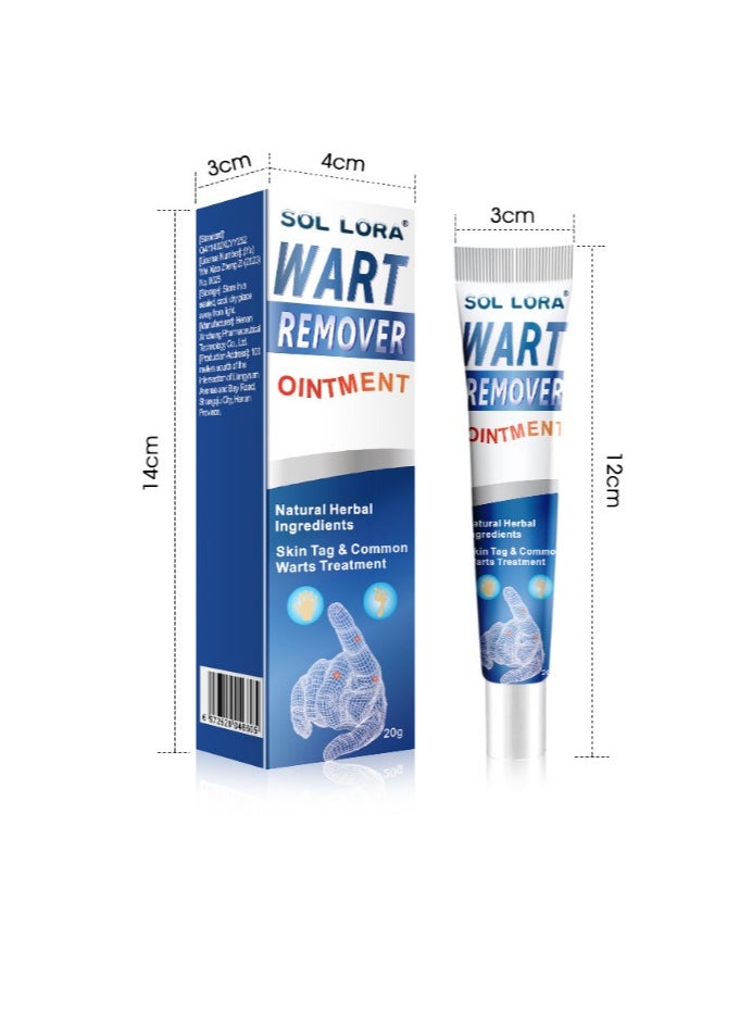 SOL LORA - Wart Removal Ointment Cream Skin Treatment With Natural Herbal Ingredients for The Treatment Of Common Warts Effective And Safe - Image 1