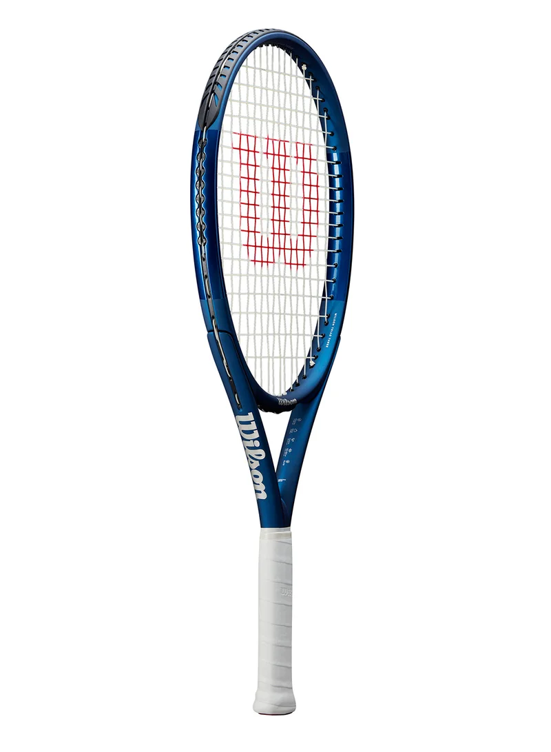 ويلسون مضرب تنس تراياد ثري، رأس ، ، للبالغين، متوسطمتقدم - أزرقأبيض