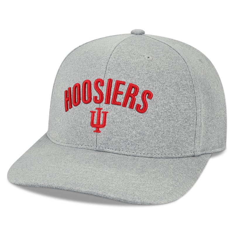 Legacy NCAA Officially Licensed Baseball Hat, Indiana Hoosiers, Lightweight Cap for Men & Women, Back Nine Adjustable (B9A), Heather Grey, One Size Fits Most, Adjustable Closure - Image 1
