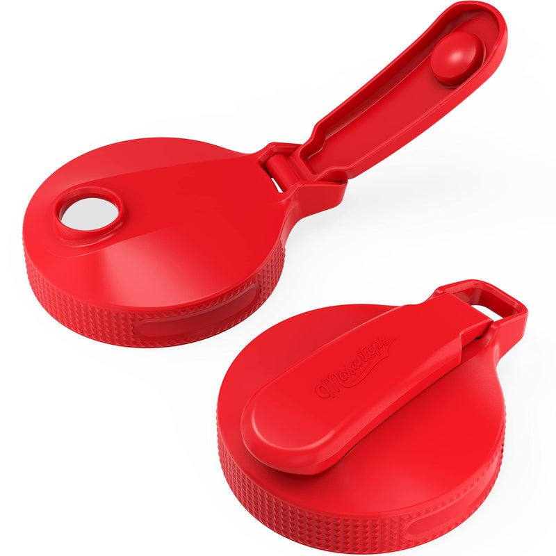 Masontops Multi Top - 2PK - Wide Mouth Mason Jar Lids with Pour Spout and Flip Cap â€“ Sip, Pour, Store & More - Pour Spout Lid - Jar Not Included - Image 1