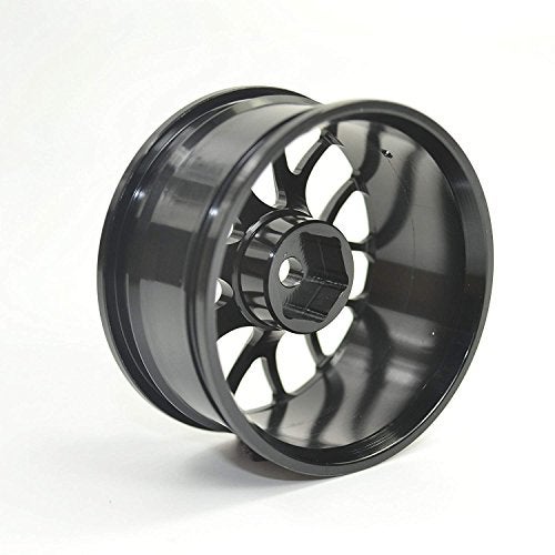 LAFEINA Aluminum Alloy Wheel Rims for 1:10 RC Drift On-Road Racing Car Touring Upgrade Parts (Black) - Image 3