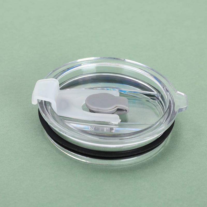 30Oz Egg Cup Silicone Sealing Lid Accessible Luxury Portable Pp Push Lid Cup Lid Simple Pure Color Plastic Magnetic Lid - Image 4