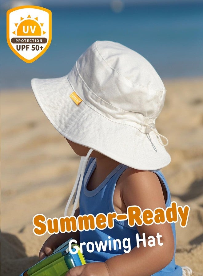 FURTALK Baby Toddler Sun Hat Kids Bucket Hat UPF50+ UV Adjustable Lightweight Breathable for Outdoor Activities - Image 3