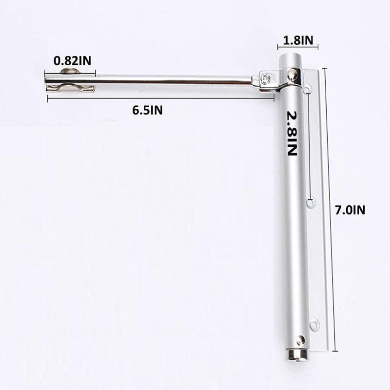 Roxbury Safety Spring Door Closers Soft Closing Door Controls Residential Light Duty Commercial Door Closer Grade Door Closer - Image 3