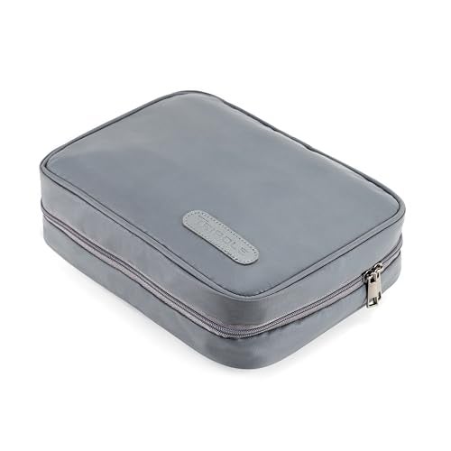 Tripole Electronics Organizer Portable Bag for Cables, Wires, Gadgets, SD Card | Travel & Daily Use | Men & Women (Grey) - Image 5