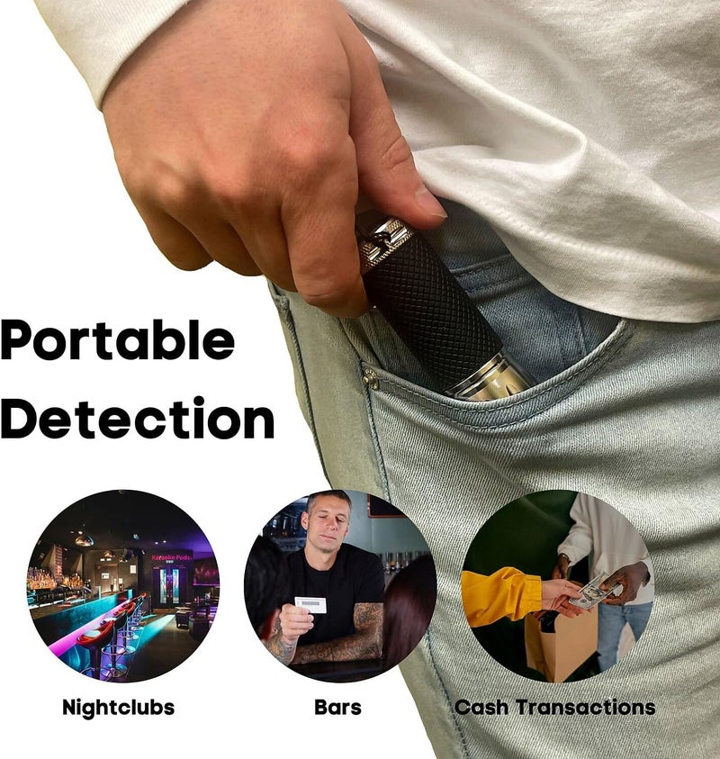 Dri Mark UV Pro Proprietary UV Flashlight Document Fraud & International Counterfeit Money Detection - Detects Pet Urine, Stains & Cleanliness - Loss & Fraud Protection - Batteries Included - Image 4