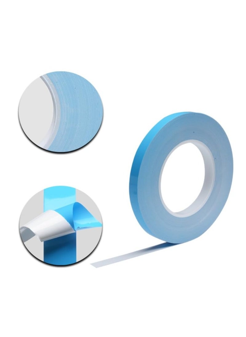 OASIS-TH 2 Packs Thermal Adhesive Tape 10mm X 25 Meters  Double Side Adhesive Thermal Conductive Tape for Heat Sink of LED Light, PC and More, Electrically Insulated  - Image 2
