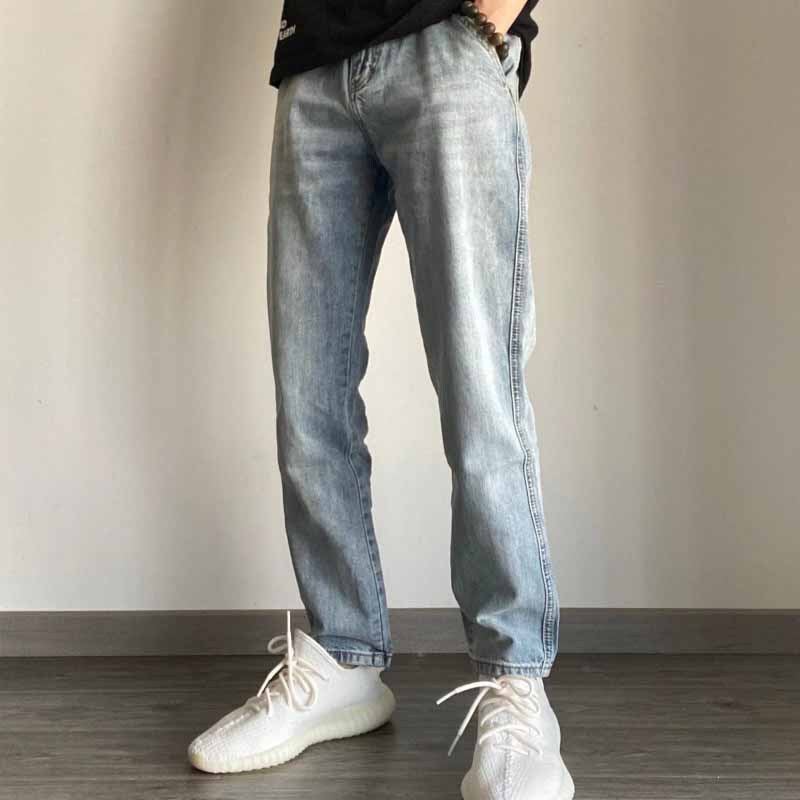 Unisex Classic Denim Jeans Loose Fit Daily Outdoor Wear - Image 2