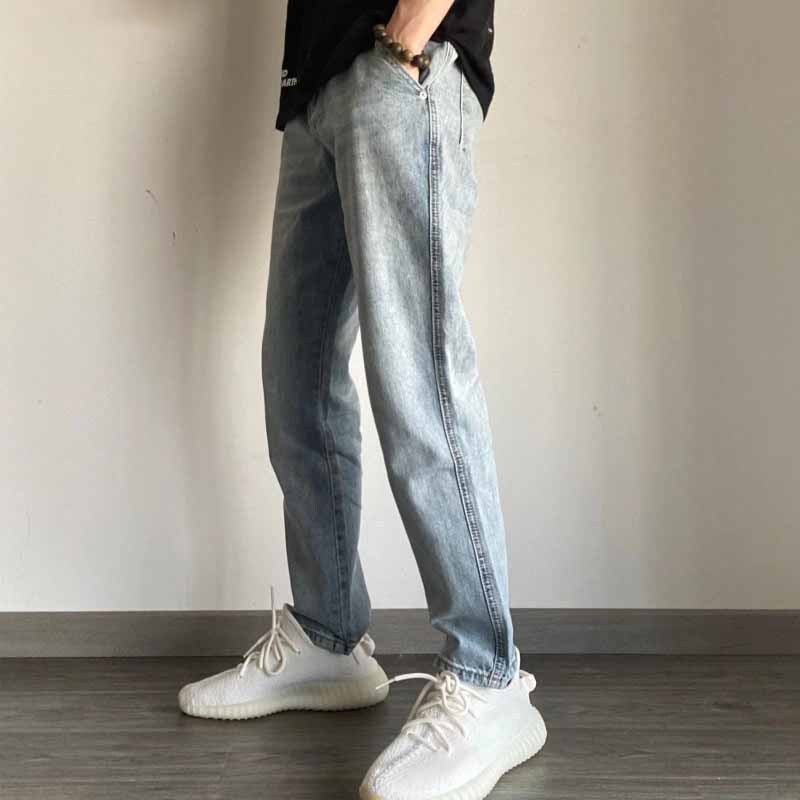 Unisex Classic Denim Jeans Loose Fit Daily Outdoor Wear - Image 4