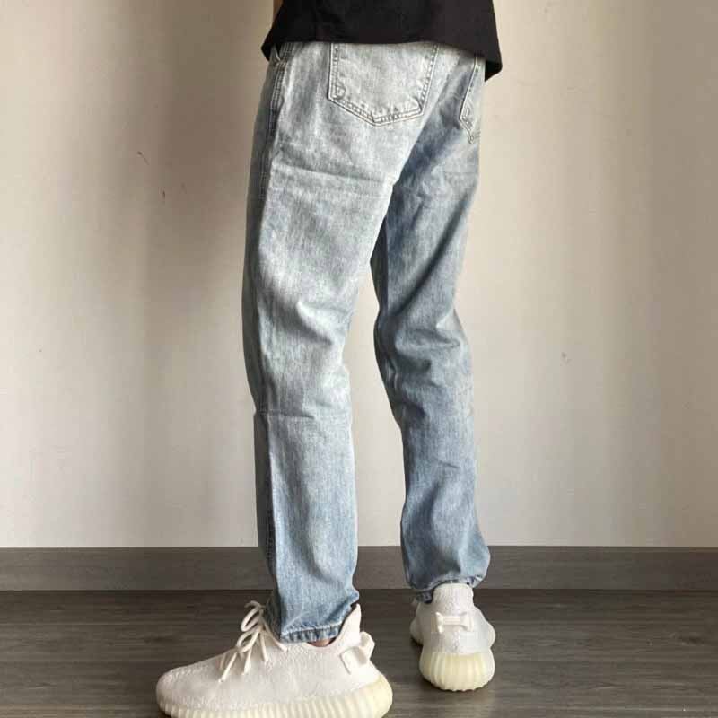 Unisex Classic Denim Jeans Loose Fit Daily Outdoor Wear - Image 5