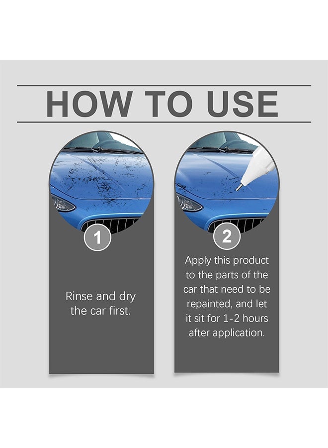 Homonth Car Scratch Repair Pen 15ml, Touch Up Paint for Cars, 2 in 1 Car Touch Up Paint Erase Car Scratches Pen for Vehicles, Quick & Easy to Repair Car Paint, Paint for Scratch Repair Various Cars (White) - Image 3