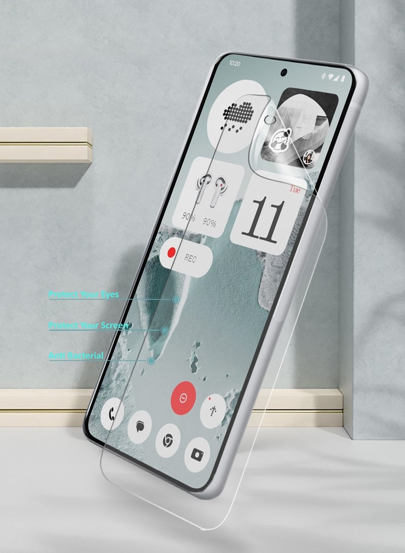 Wtech Nothing CMF Phone 2 Pro 5G 2025 Premium Hydrogel Film Thin and Flexible Screen Protector (MSHFMN) - Clear - Image 4
