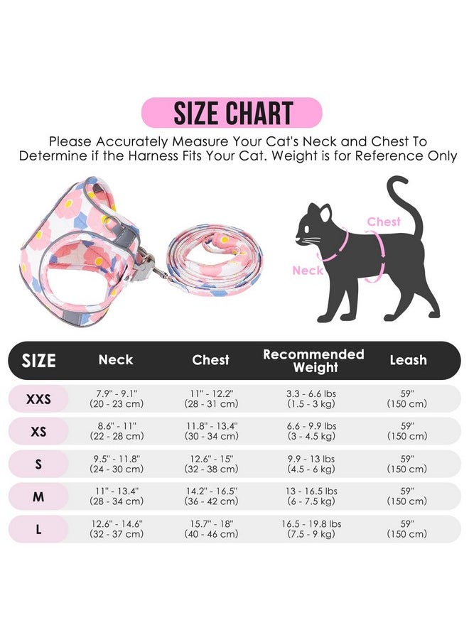 Lukovee Cat Harness and Leash for Walking, Adjustable Escape Proof Vest Harness for Kitten with Reflective Strips Lightweight Step-in Jacket for Cats Puppy Small Pet Traveling Hiking(X-Small,Pink) - pzsku/Z8BB7802926AEA2D89369Z/45/_/1737031624/35eec538-bf3e-40dc-865f-d10ae224a790