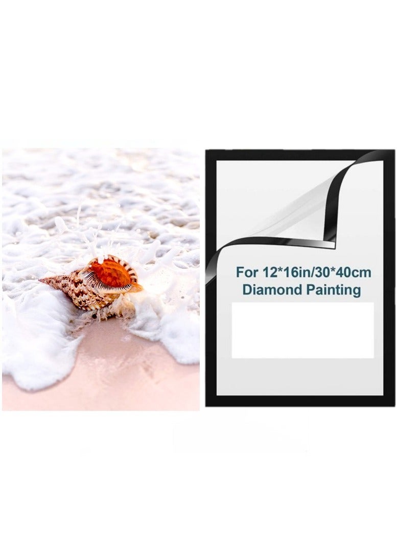 Bluejw 5D Diamond Painting Kits For Adults,Beach And Sea View Diamond Art Kits,DIY Full Drill Crystal Gem Arts and Crafts,Ideal For Home Recreation And Wall Decor - Image 1