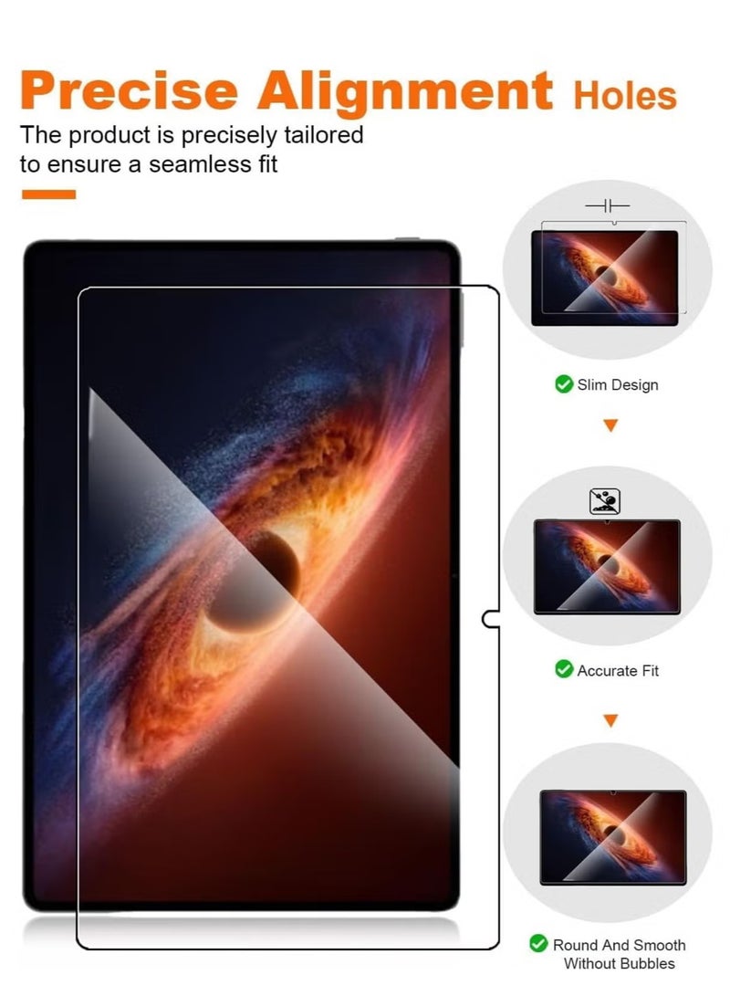 2 Pack Honor MagicPad4  12.3 inch Tempered Glass Screen Protector | HD Scratch Resistant, High Transparency, Delicate Touch, Anti-Explosion, Bubble-Free | Easy Installation for Honor MagicPad4  12.3 inch - Clear - Image 3