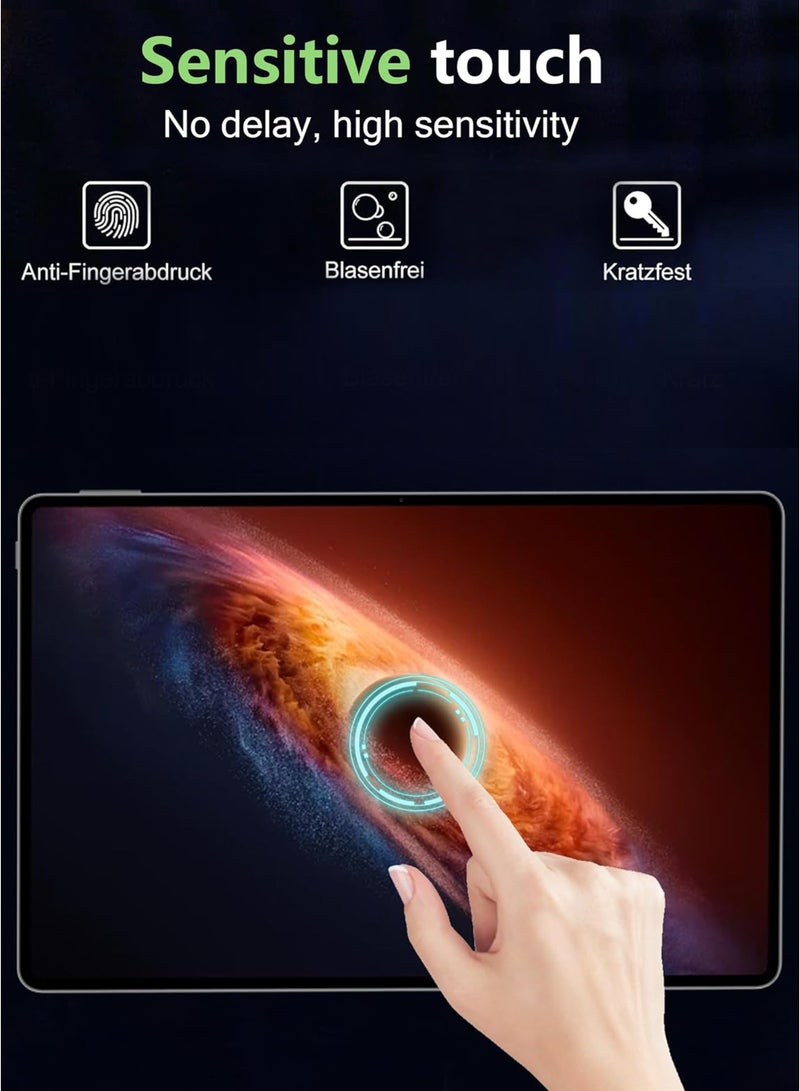 2 Pack Honor MagicPad4  12.3 inch Tempered Glass Screen Protector | HD Scratch Resistant, High Transparency, Delicate Touch, Anti-Explosion, Bubble-Free | Easy Installation for Honor MagicPad4  12.3 inch - Clear - Image 5