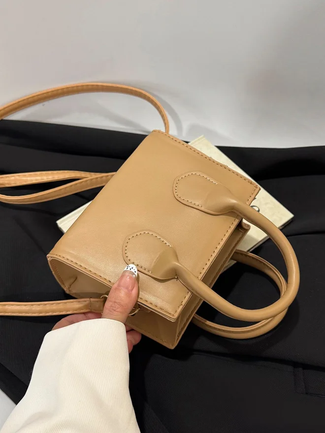 Styli Beige Mini Shoulder Bag