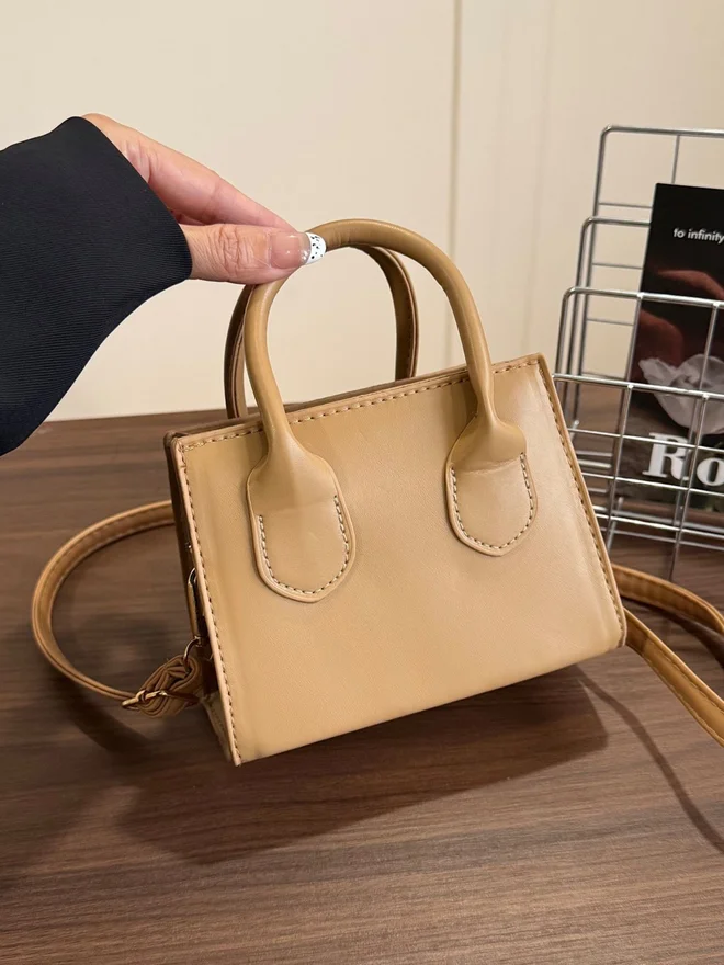 Styli Beige Mini Shoulder Bag