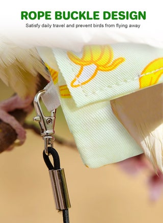 6 Pieces Bird Diapers, Washable Reusable Parrots Nappy with Waterproof Inner Layer Soft Small Pet Birds Flight Suit for Budgie Parakeet Cockatiel - view 4